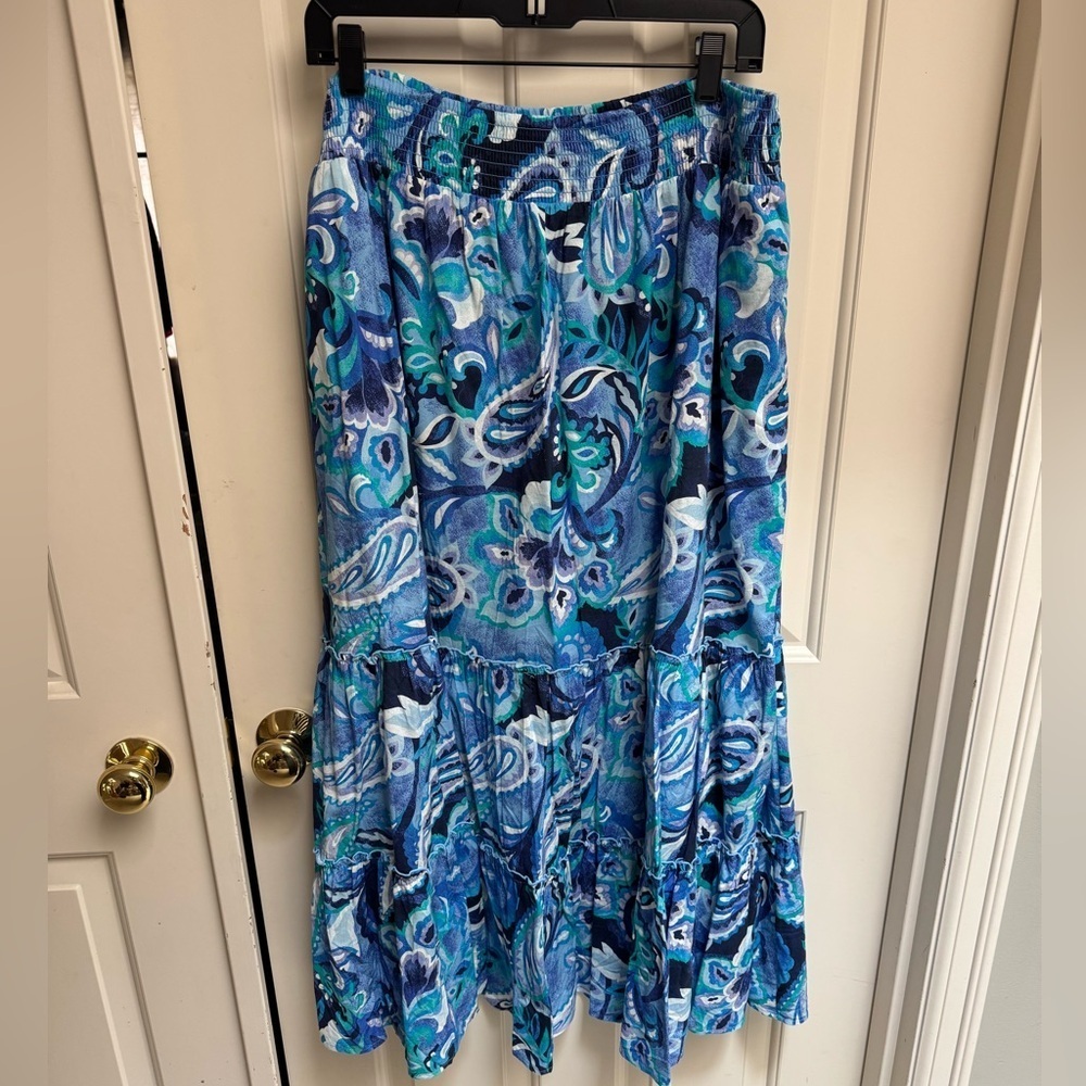 Soft Surroundings Tiered Maxi Skirt - Picture 2 of 3